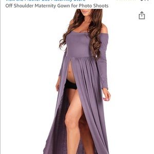 Maternity photo shoot gown